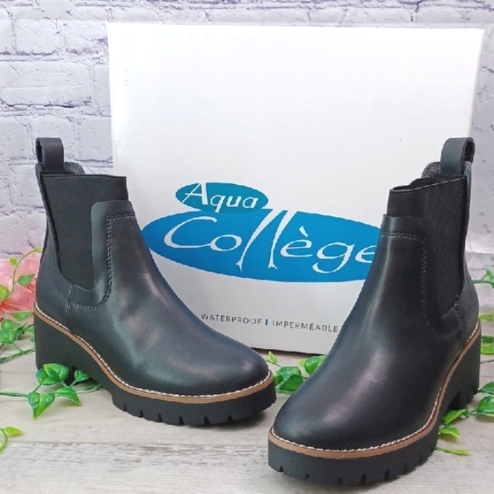 Aqua College Demi Waterproof Chelsea Boot NIB